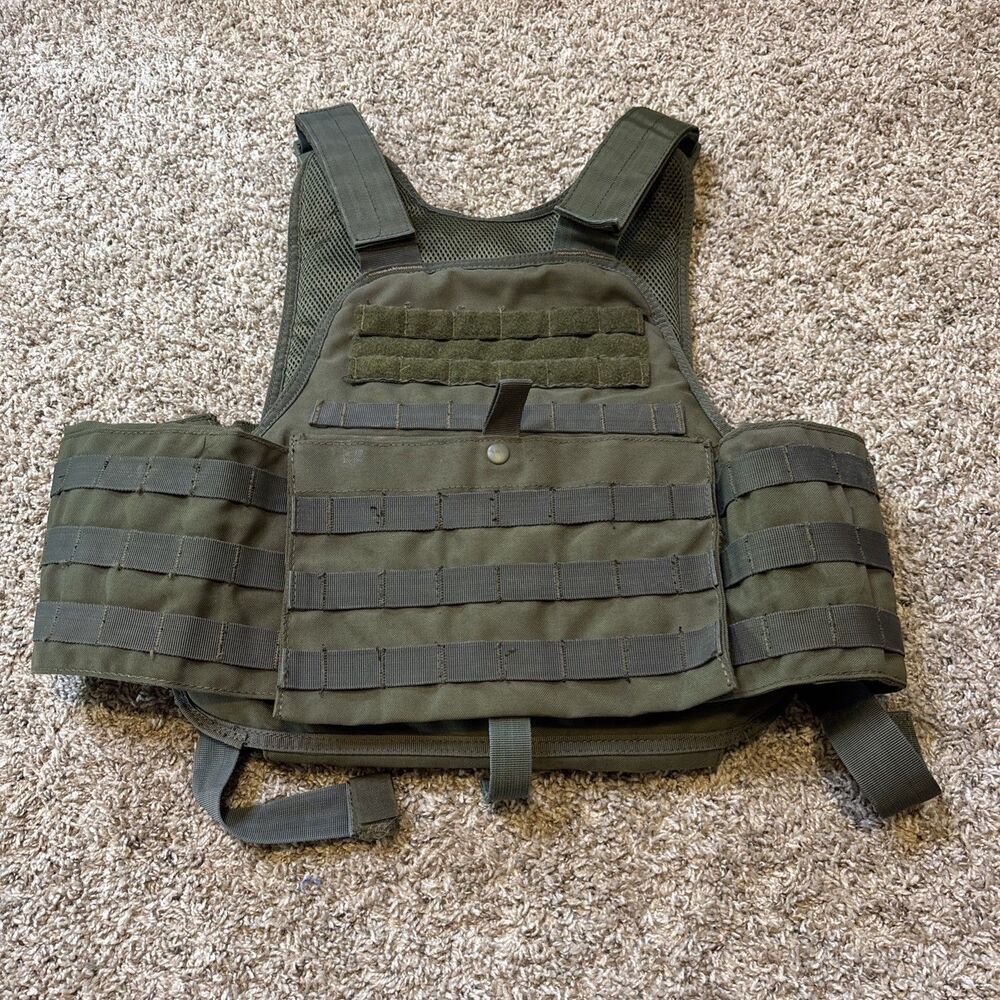 Condor MOPC Modular Operator Plate Carrier Tactical Vest, Green, Adjustable READ